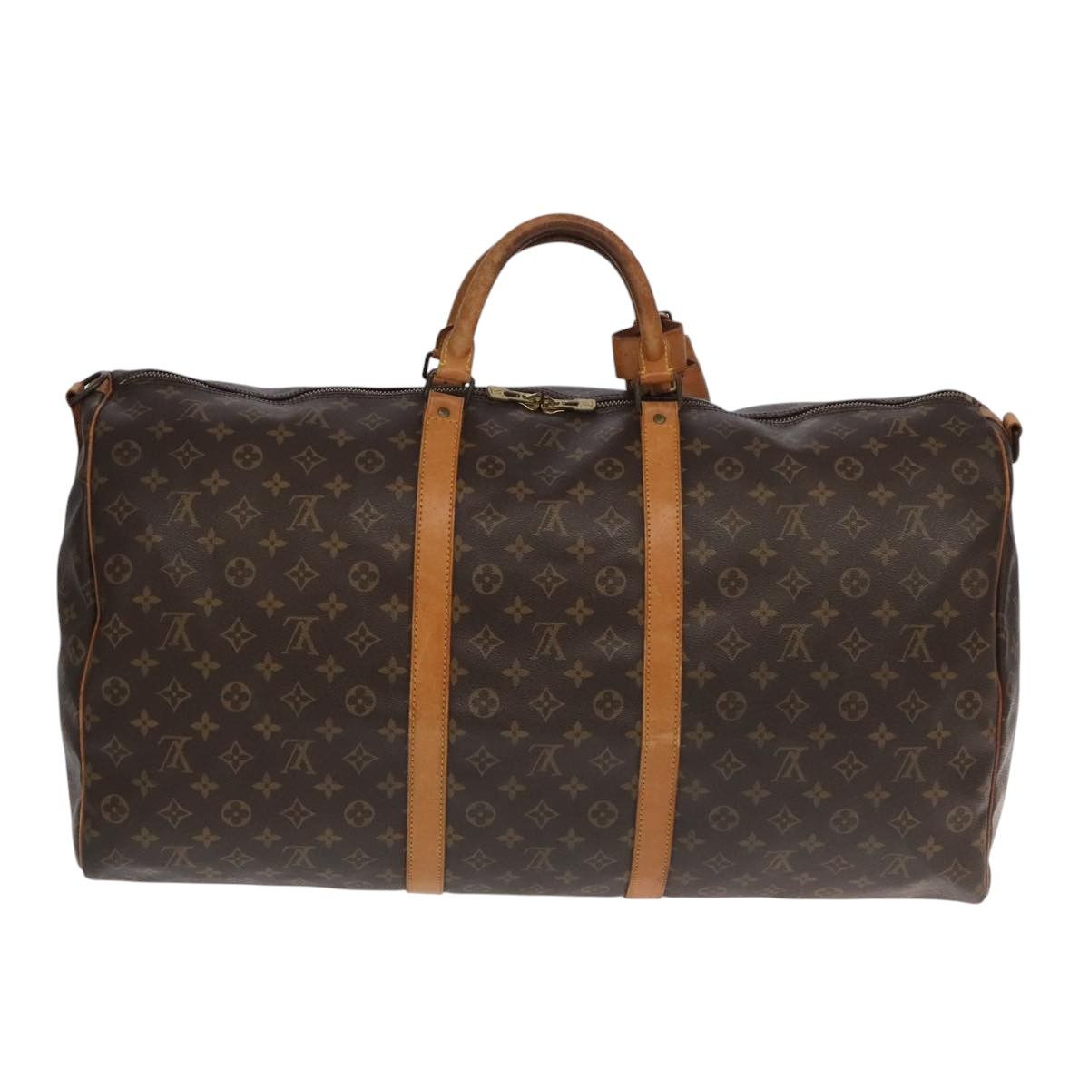 Louis Vuitton Keepall 60 Brown Canvas Travel Bag (Pre-Owned) Size ONE SIZE - 2 Thumbnail
