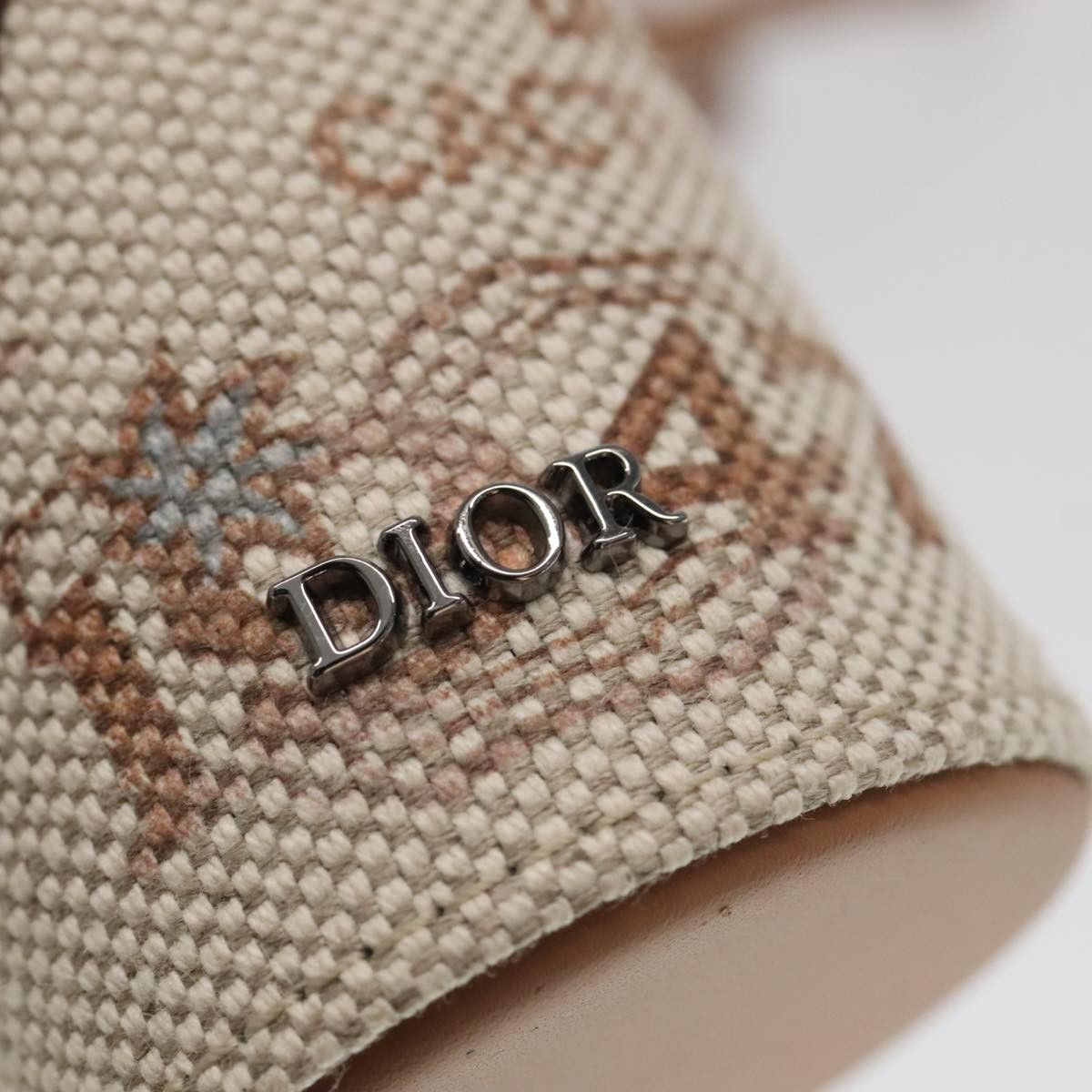Dior Roller Beige Canvas Clutch Bag (Pre-Owned) Size ONE SIZE - 13 Thumbnail