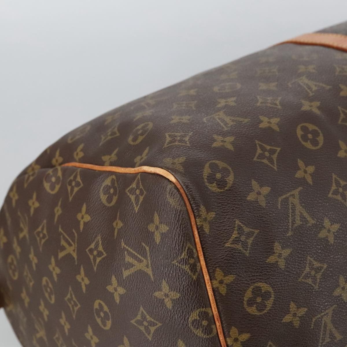 Louis Vuitton Keepall 60 Brown Canvas Travel Bag (Pre-Owned) Size ONE SIZE - 13 Thumbnail
