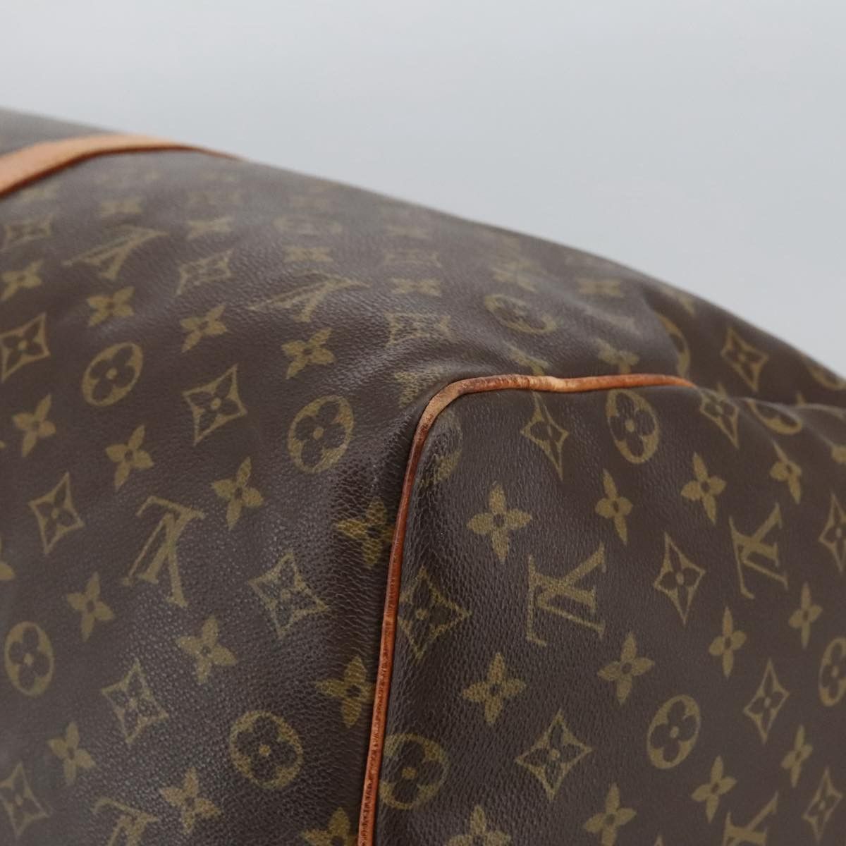 Louis Vuitton Keepall 60 Brown Canvas Travel Bag (Pre-Owned) Size ONE SIZE - 12 Thumbnail