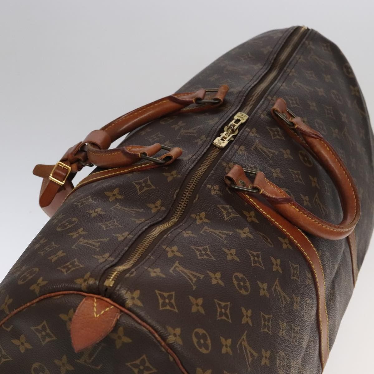 Louis Vuitton Keepall 60 Brown Canvas Travel Bag (Pre-Owned) Size ONE SIZE - 18 Thumbnail