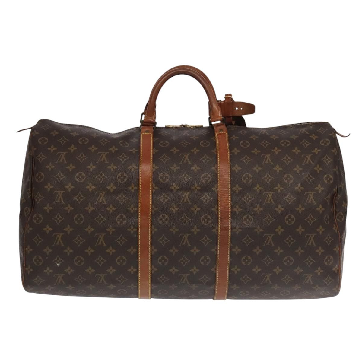 Louis Vuitton Keepall 60 Brown Canvas Travel Bag (Pre-Owned) Size ONE SIZE - 2 Thumbnail