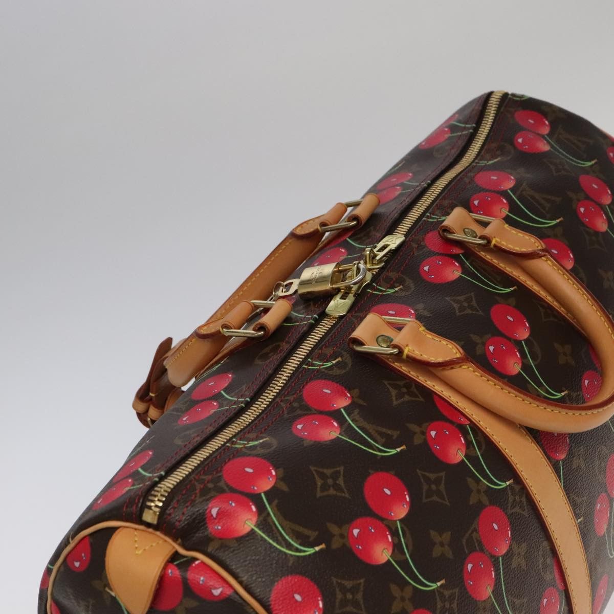 Louis Vuitton Keepall 45 Brown Canvas Travel Bag (Pre-Owned) Size ONE SIZE - 5 Thumbnail