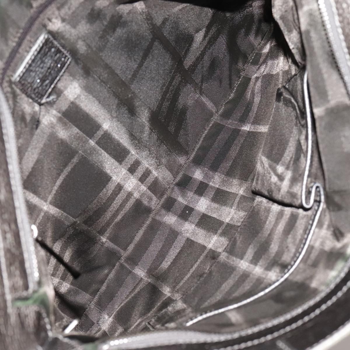 Burberry Nova Check Grey Canvas Tote Bag (Pre-Owned) Size ONE SIZE - 14 Thumbnail