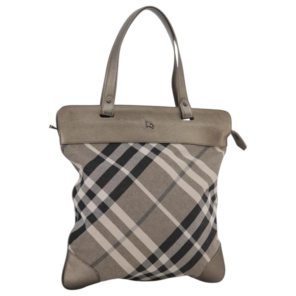 Burberry Nova Check Grey Canvas Tote Bag (Pre-Owned) Size ONE SIZE - 20 Thumbnail