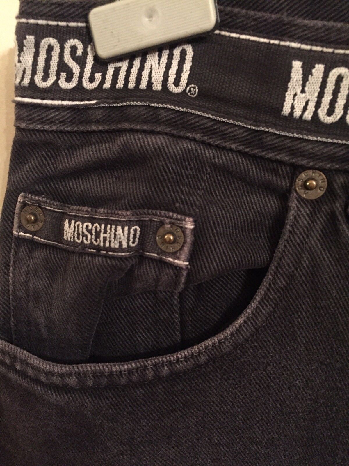 Moschino Moschino Pants 32 Peace Sign Black Rare Vintage Moschino Size US 32 / EU 48 - 5 Thumbnail