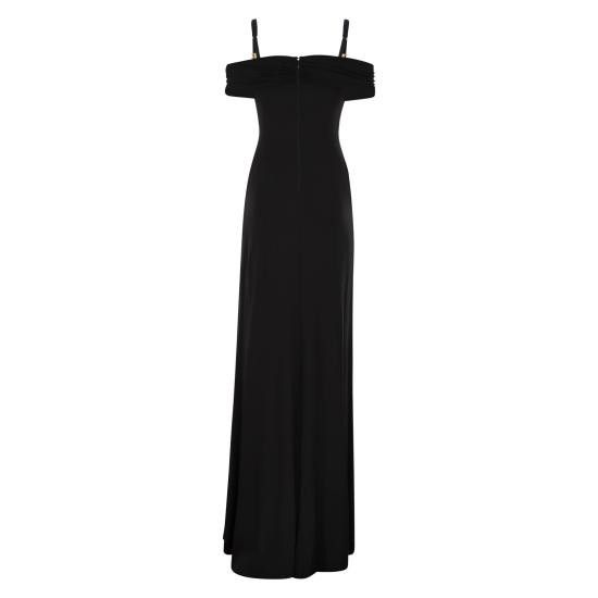 Elisabetta Franchi ELISABETTA FRANCHI Women Mid Skirts ABR0851E2 BLACK Size S / US 4 / IT 40 - 2 Thumbnail