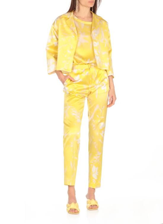 Fabiana Filippi FABIANA FILIPPI Women Jackets GCD265F232 D827780 Yellow Size S / US 4 / IT 40 - 2 Thumbnail
