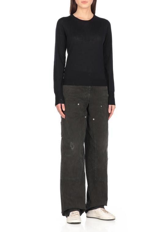 Golden Goose GOLDEN GOOSE Women Sweater GWP00952 P000665 50501 GOLDEN Blue Size L / US 10 / IT 46 - 3 Thumbnail