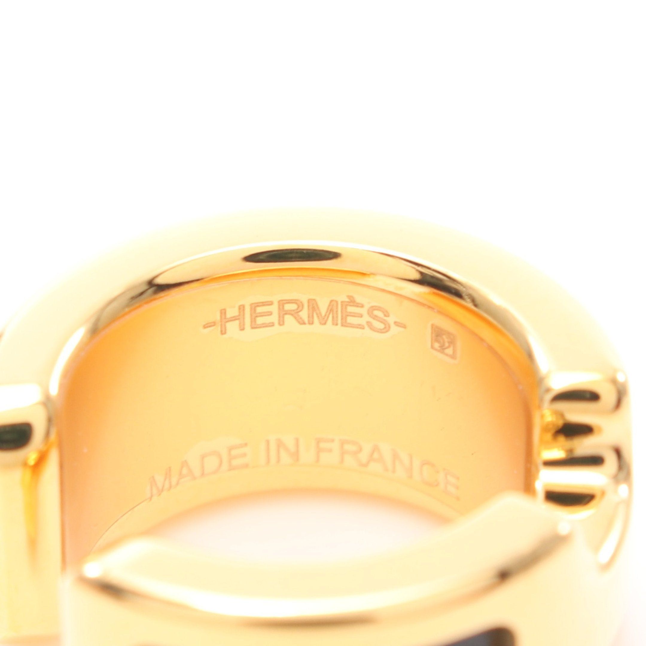 Hermes Hermes Olymp Pm Ear Cuff Gp Leather Gold Black Size ONE SIZE - 3 Thumbnail