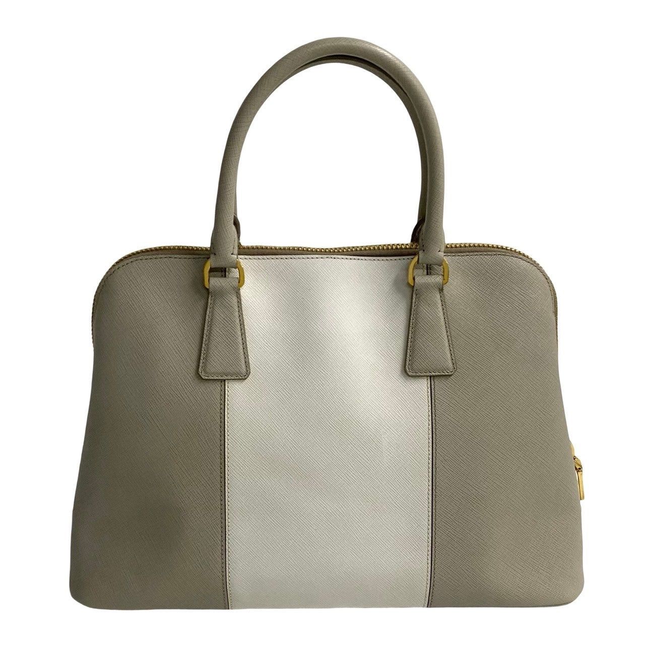 Prada Prada Handbag Grey Leather Size ONE SIZE - 4 Thumbnail