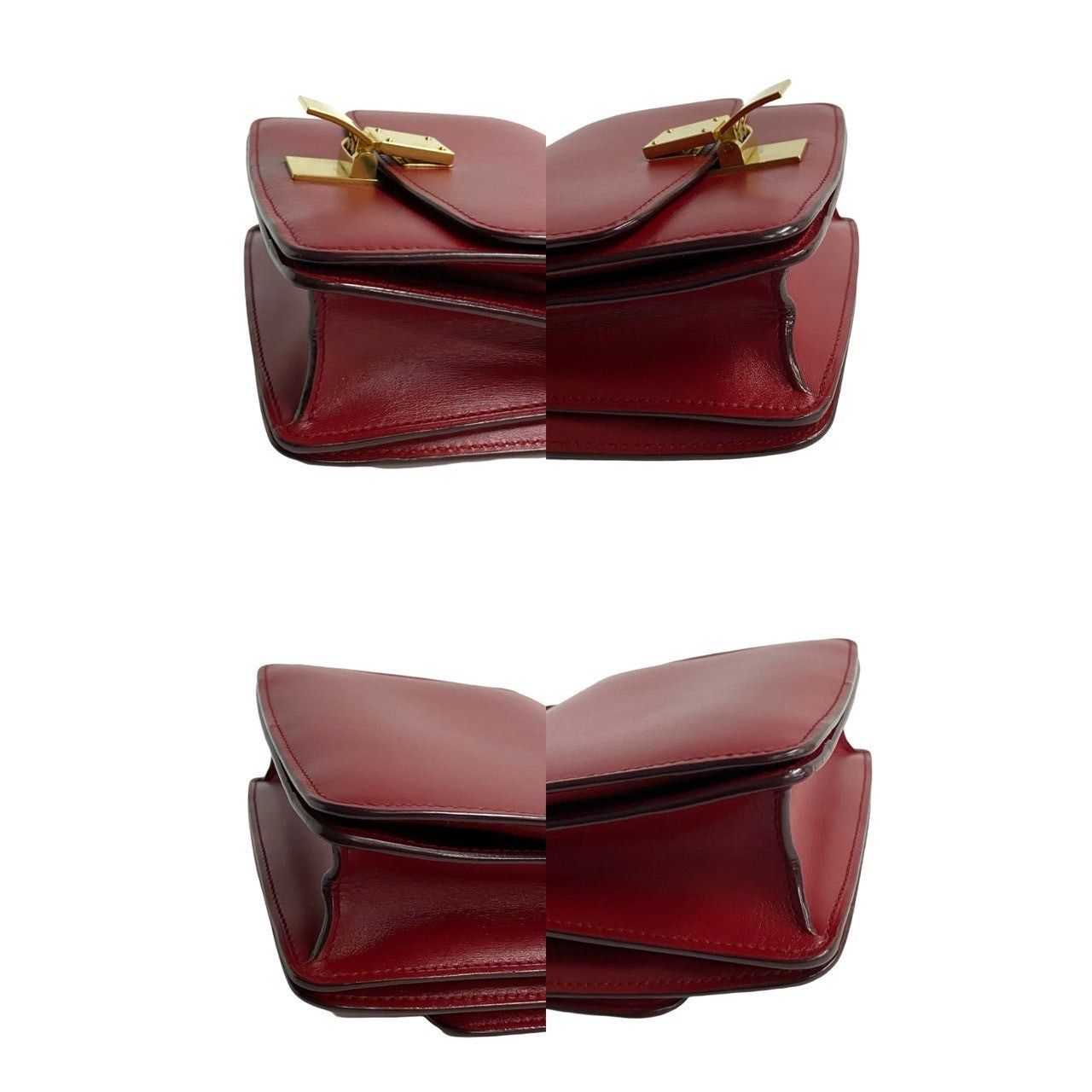 Celine Celine Shoulder Bag Red Leather Size ONE SIZE - 7 Thumbnail