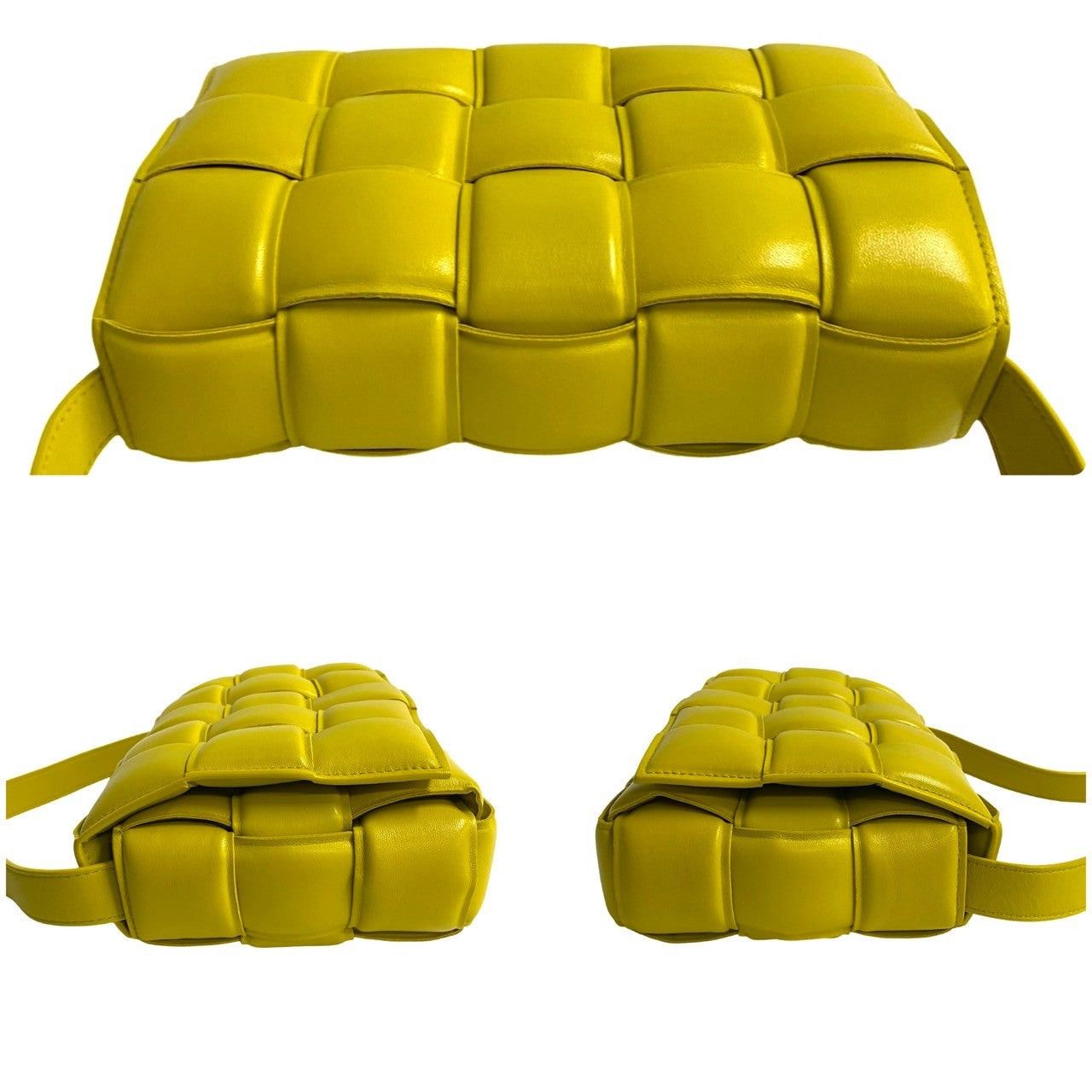 Bottega Veneta Bottega Veneta Shoulder Bag Yellow Leather Size ONE SIZE - 5 Thumbnail