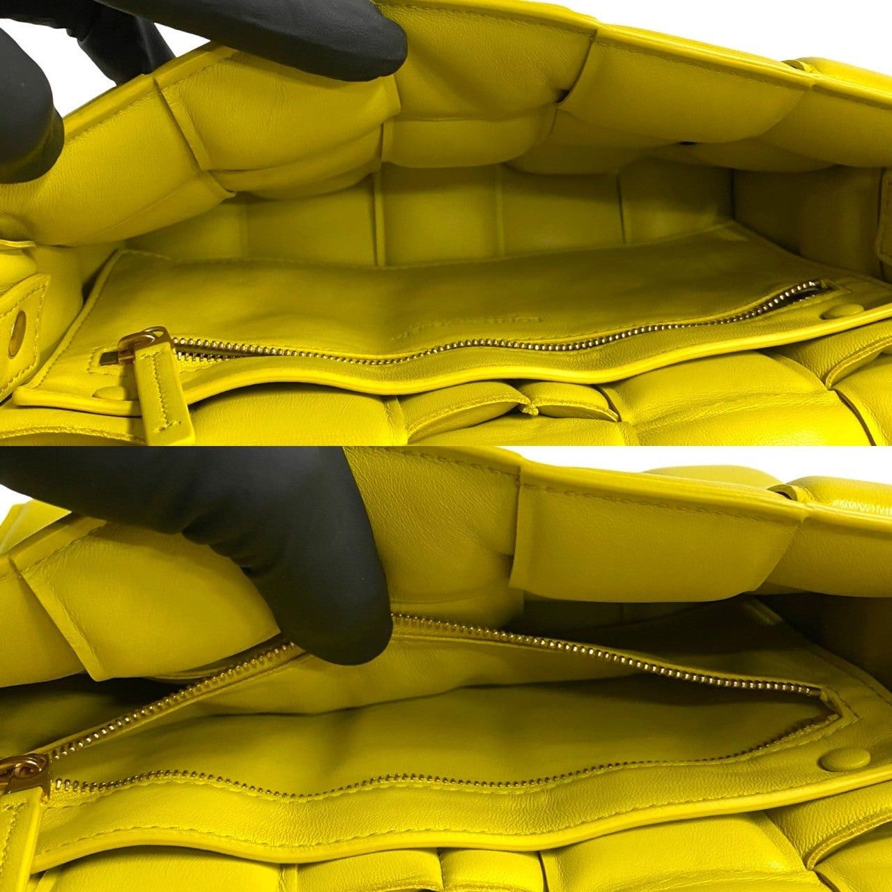 Bottega Veneta Bottega Veneta Shoulder Bag Yellow Leather Size ONE SIZE - 8 Thumbnail