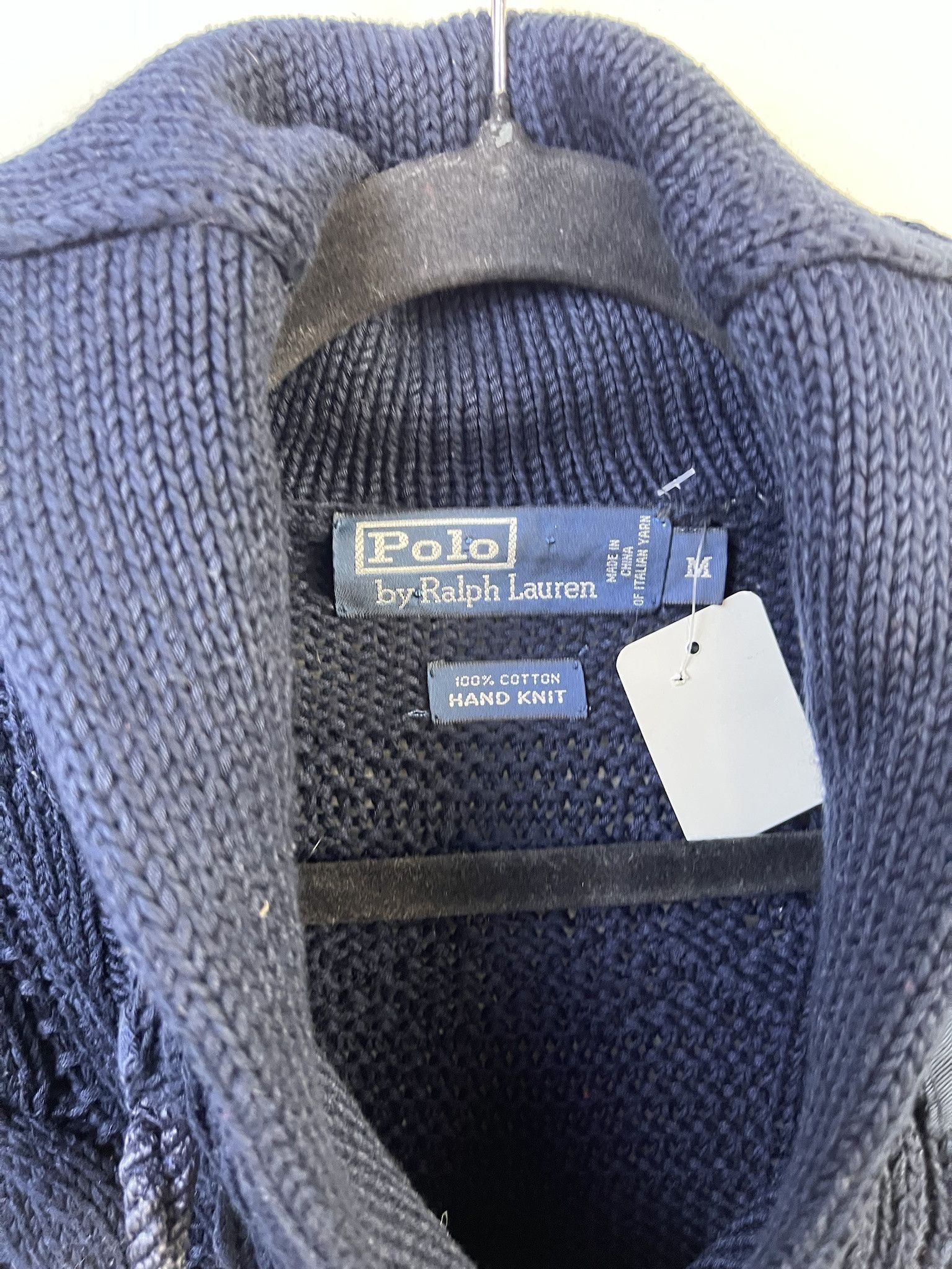 Vintage Vintage Knit Sweater 1990s Knit Polo Ralph Lauren Toggle Cowlneck Knit Sweater Size M Size US M / EU 48-50 / 2 - 2 Thumbnail