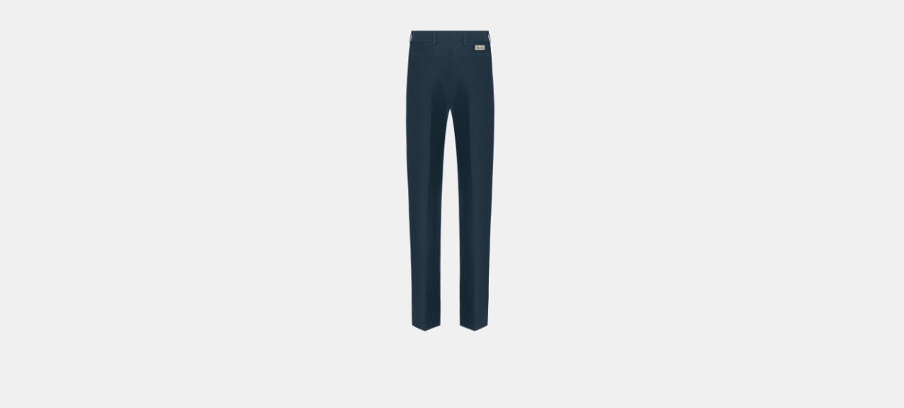Dior DIOR TEARS Wide-Leg Pants Navy Blue Size US 32 / EU 48 - 2 Thumbnail