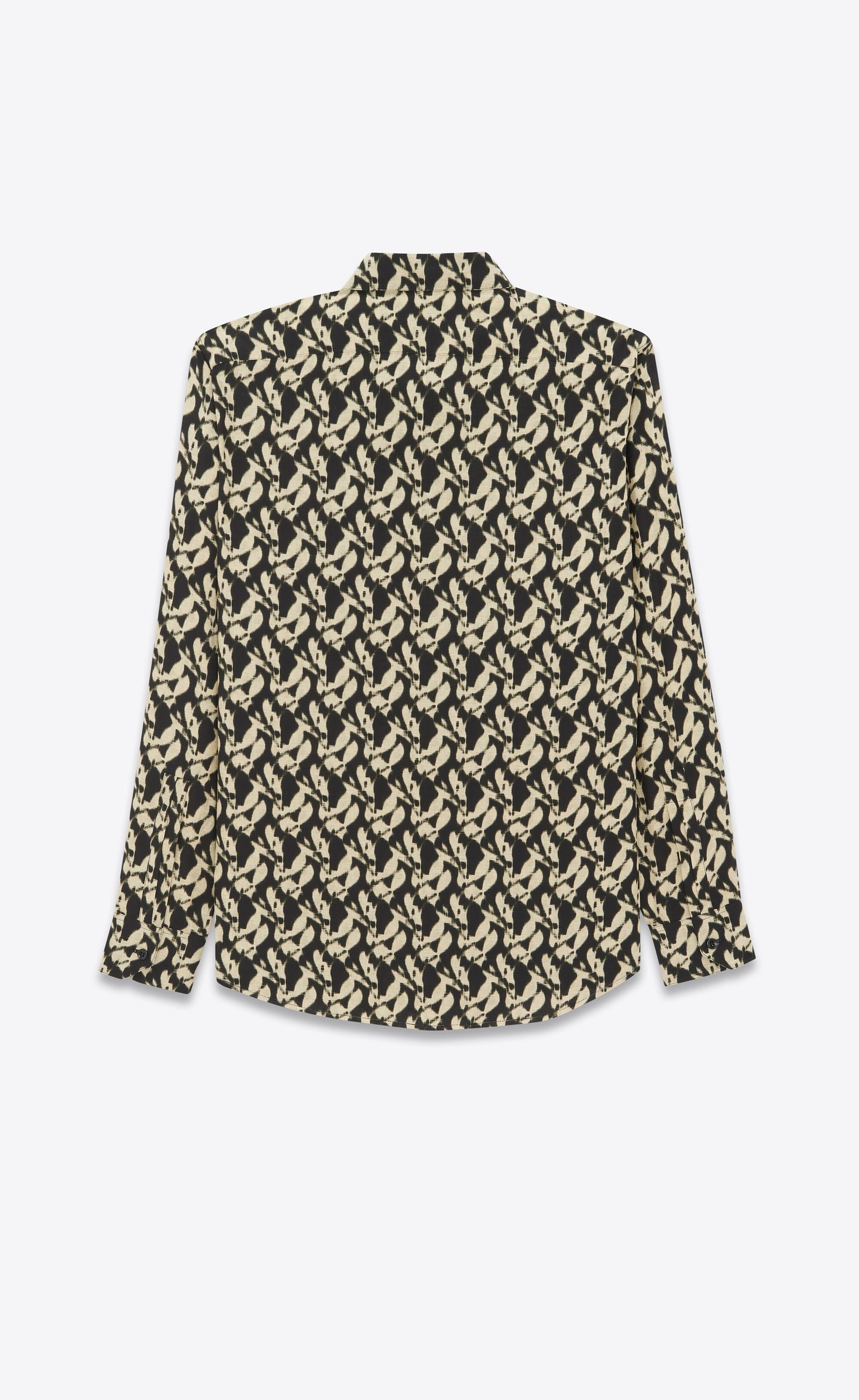 Saint Laurent Paris Shirt in Viscose and silk Size US XL / EU 56 / 4 - 2 Thumbnail