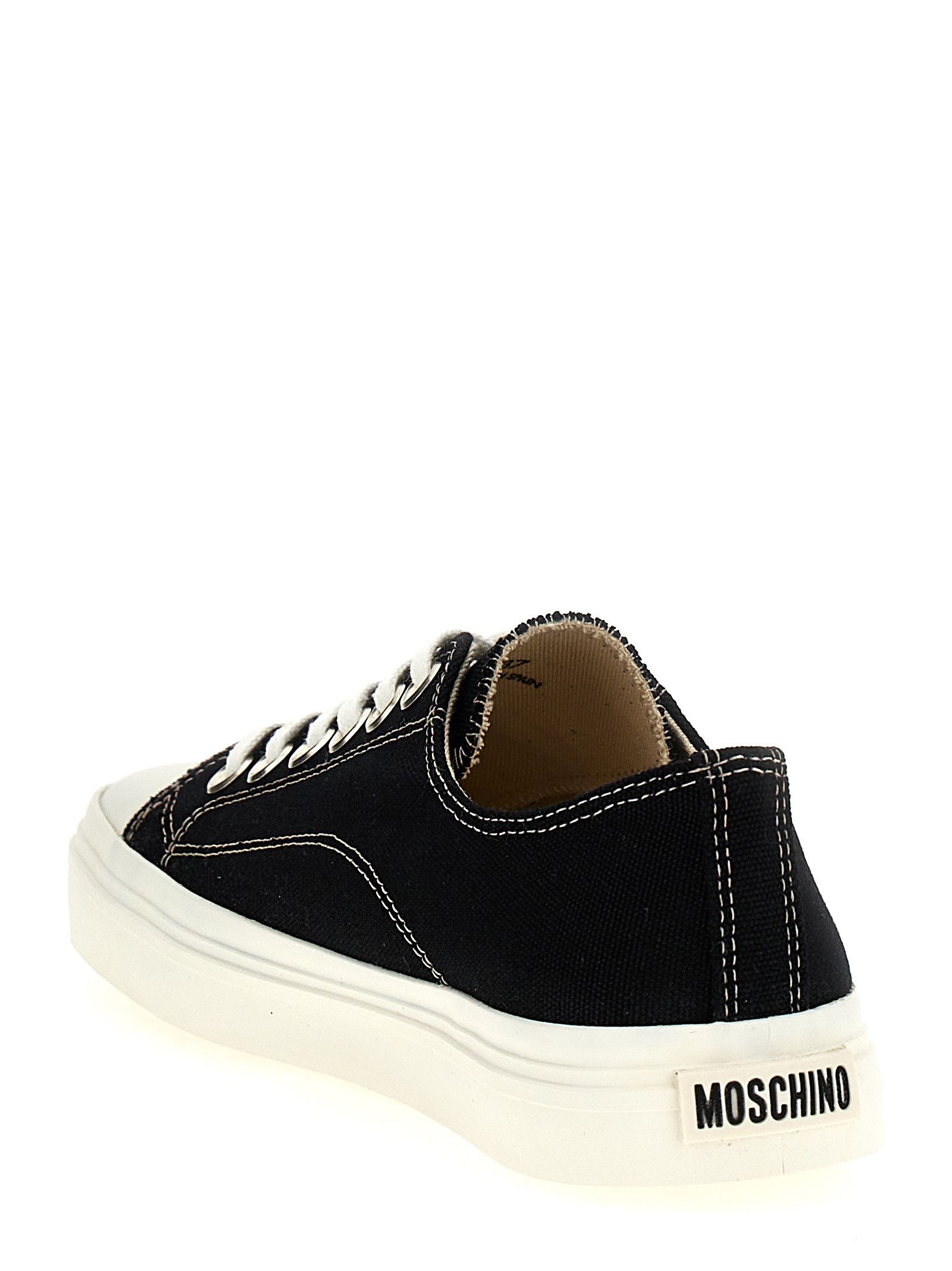 Moschino Canvas Sneakers Size US 7 / IT 37 - 3 Thumbnail
