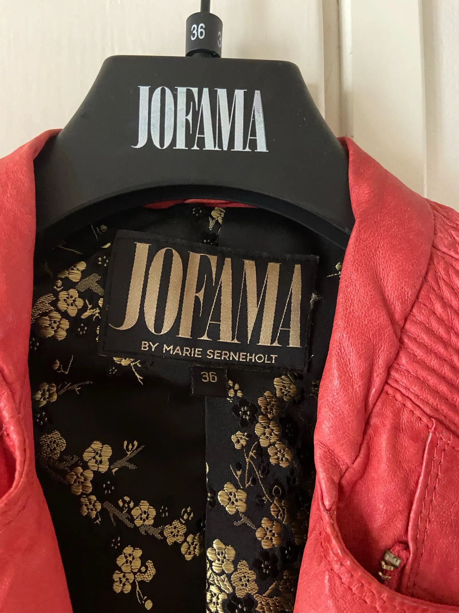 JOFAMA Jofama Jofama by Marie Serneholt Leather Jacket Size XS / US 0-2 / IT 36-38 - 2 Thumbnail