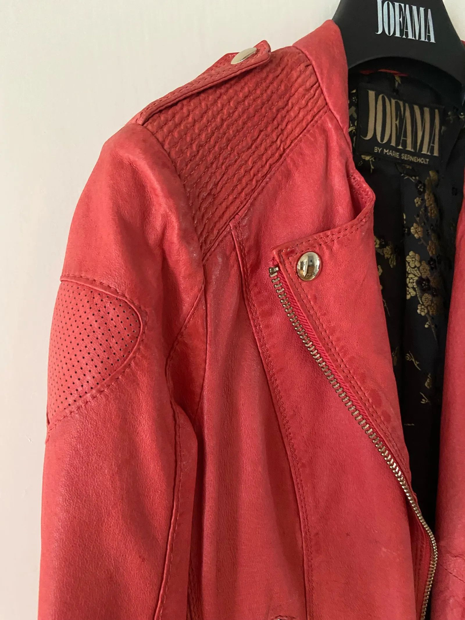 JOFAMA Jofama Jofama by Marie Serneholt Leather Jacket Size XS / US 0-2 / IT 36-38 - 3 Thumbnail