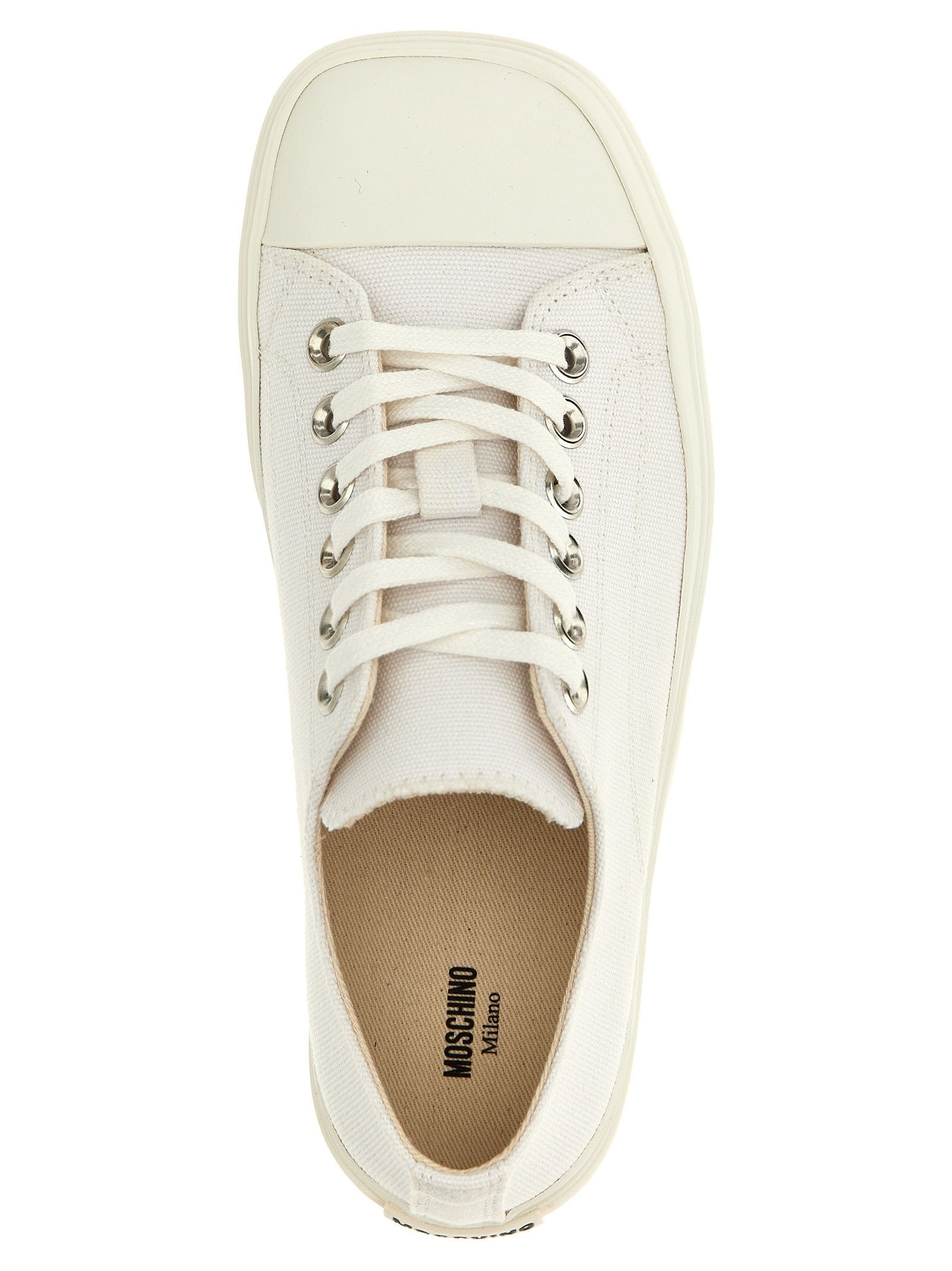 Moschino Canvas Sneakers Size US 5 / IT 35 - 4 Thumbnail