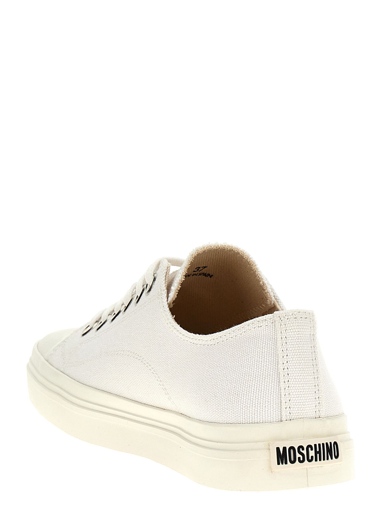Moschino Canvas Sneakers Size US 5 / IT 35 - 3 Thumbnail
