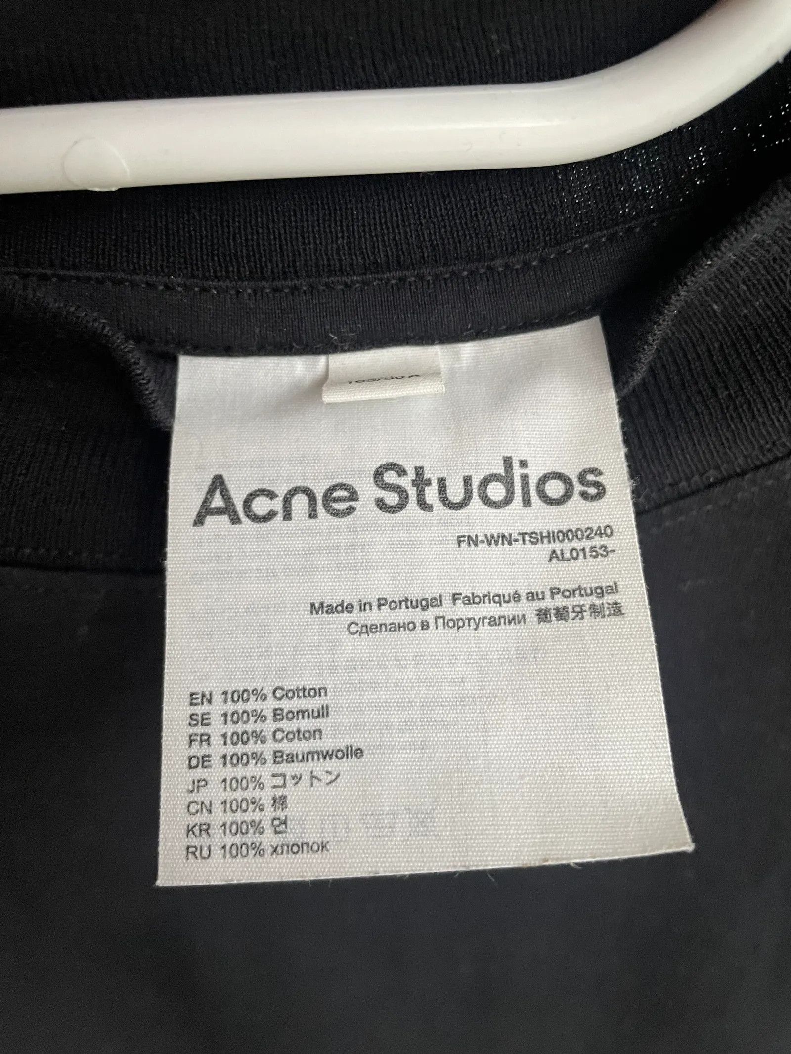 Acne Studios Acne Studios Short Sleeve T-shirt Size XS / US 0-2 / IT 36-38 - 3 Thumbnail