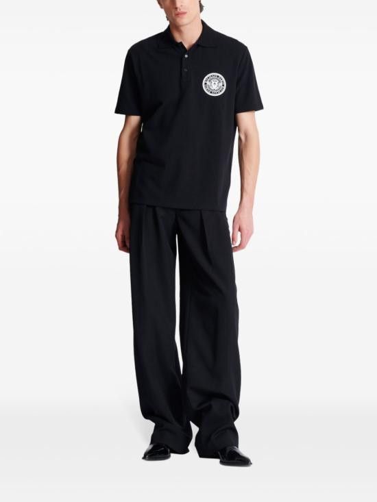 Balmain BALMAIN Men T-Shirts EH1GC026BC94 EAB Black Size US M / EU 48-50 / 2 - 6 Thumbnail