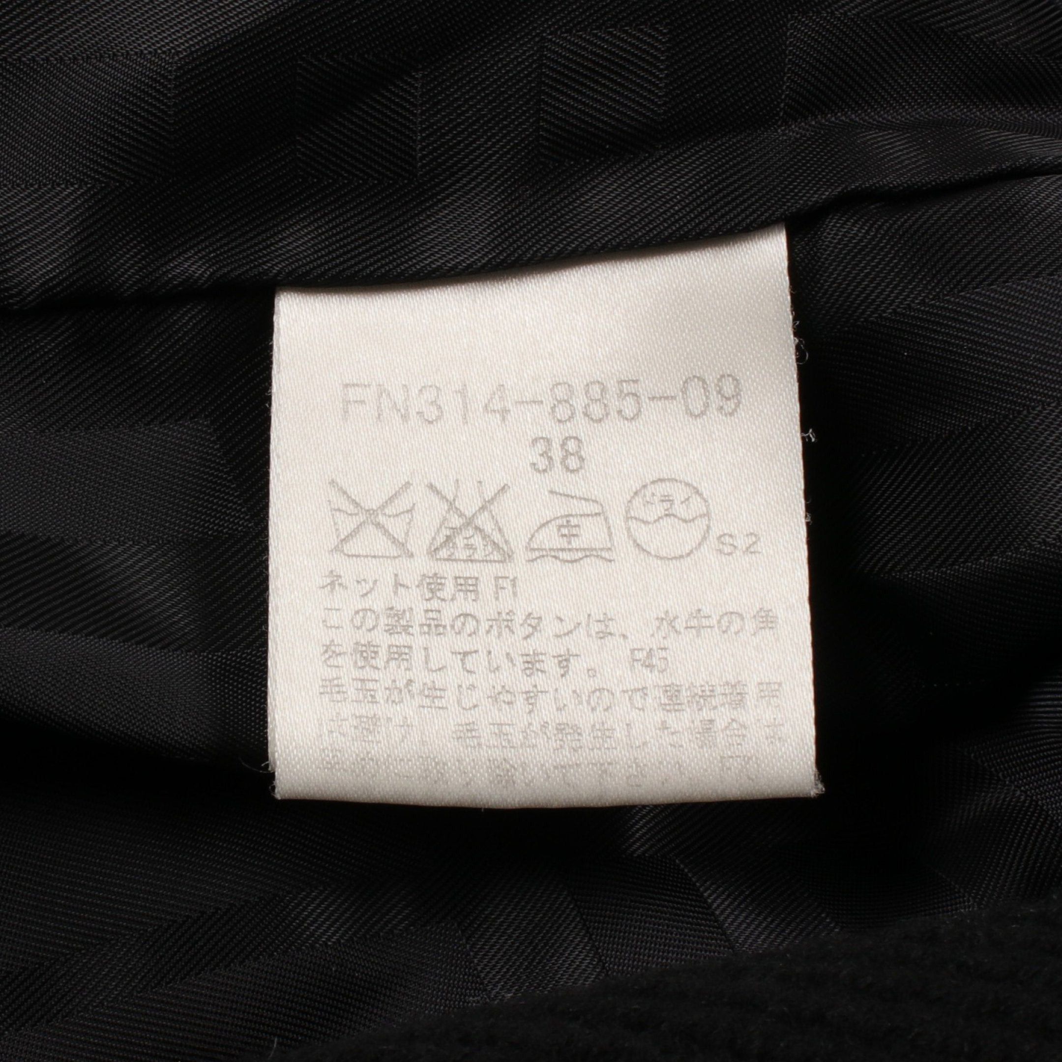 Burberry Burberry Coat Wool Cashmere Black Size ONE SIZE - 5 Thumbnail