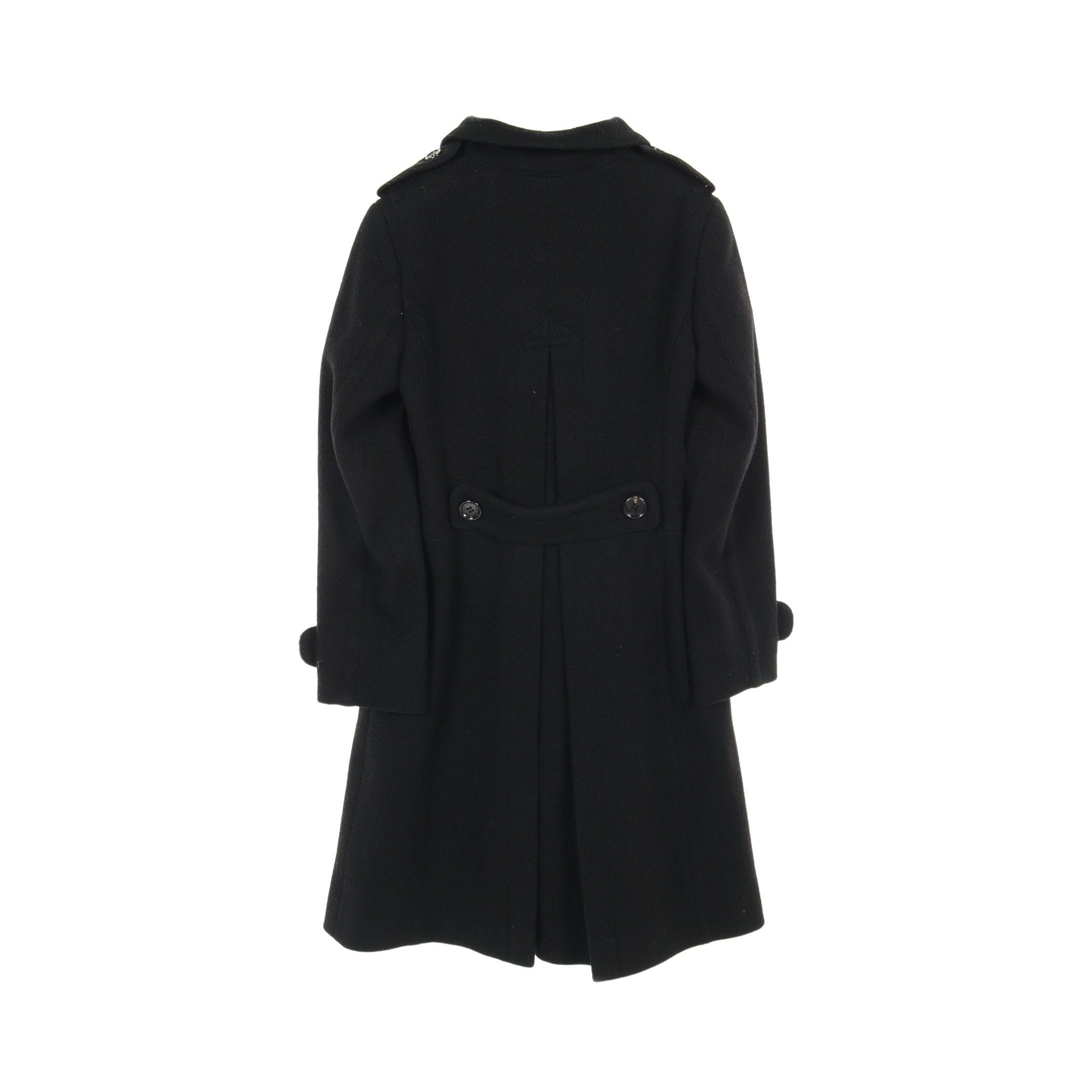 Burberry Burberry Coat Wool Cashmere Black Size ONE SIZE - 2 Thumbnail