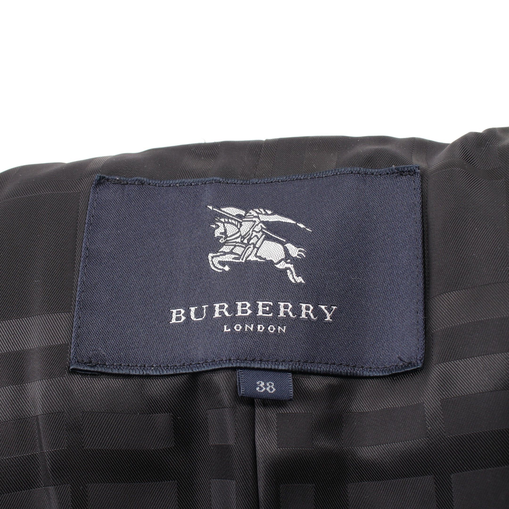 Burberry Burberry Coat Wool Cashmere Black Size ONE SIZE - 3 Thumbnail