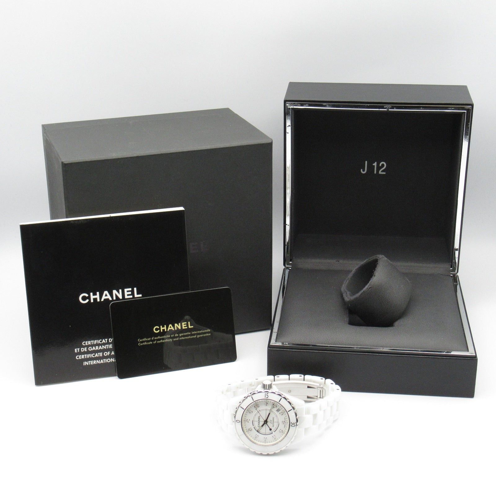 Chanel Chanel J12 12P Diamond Mens Watch Automatic Winding Ceramic White Size ONE SIZE - 11 Thumbnail