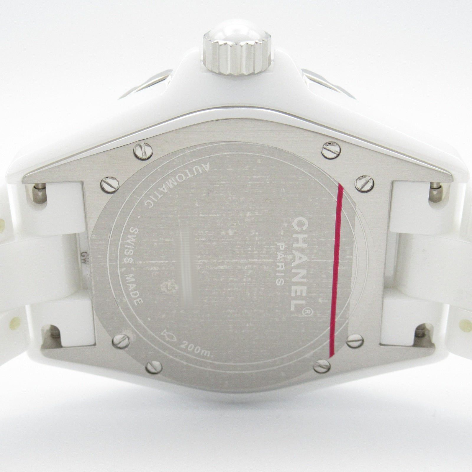 Chanel Chanel J12 12P Diamond Mens Watch Automatic Winding Ceramic White Size ONE SIZE - 6 Thumbnail