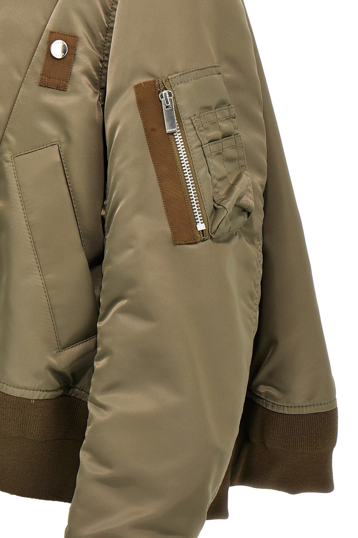 Sacai Asymmetric bomber jacket Size M / US 6-8 / IT 42-44 - 4 Thumbnail