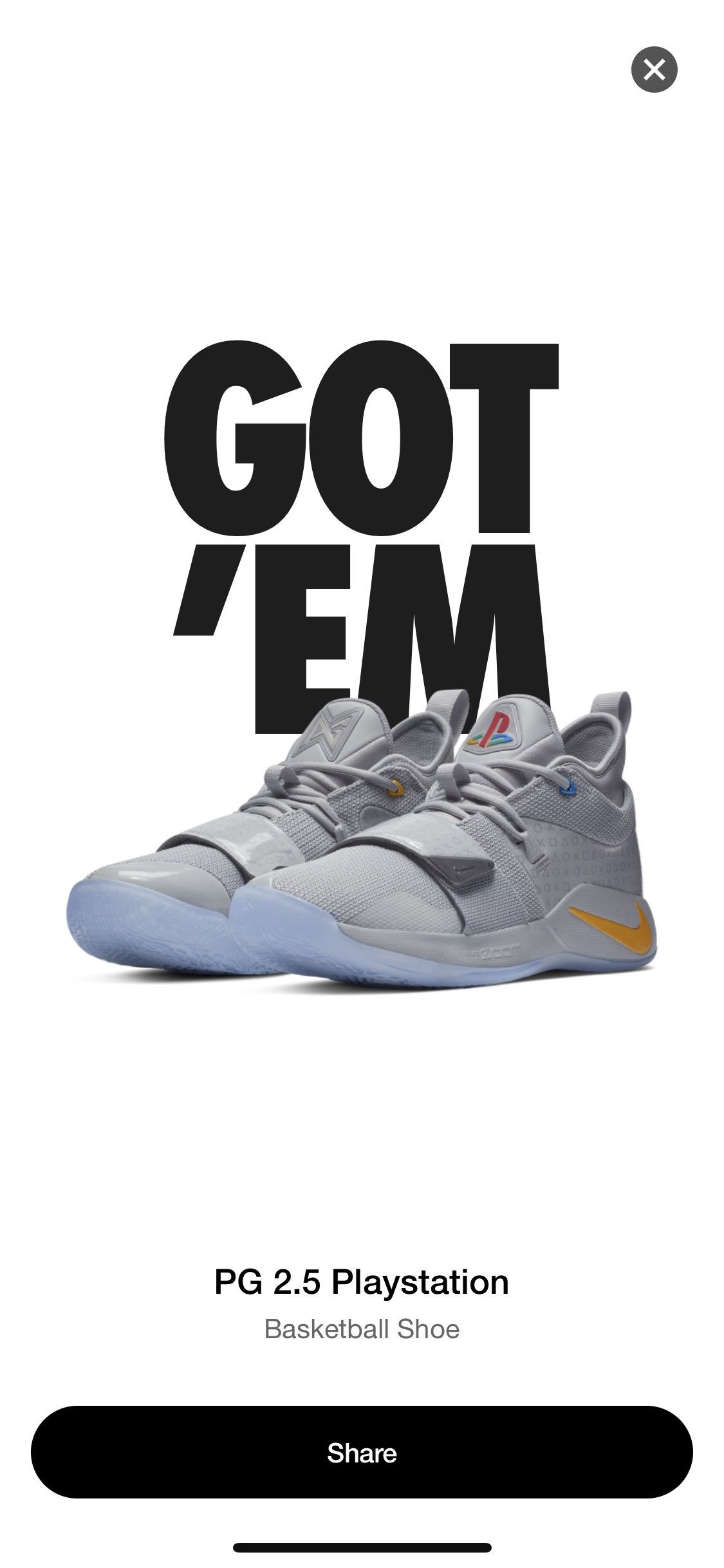 Nike Nike PG 2.5 PlayStation Size 12 Size US 12 / EU 45 - 5 Thumbnail