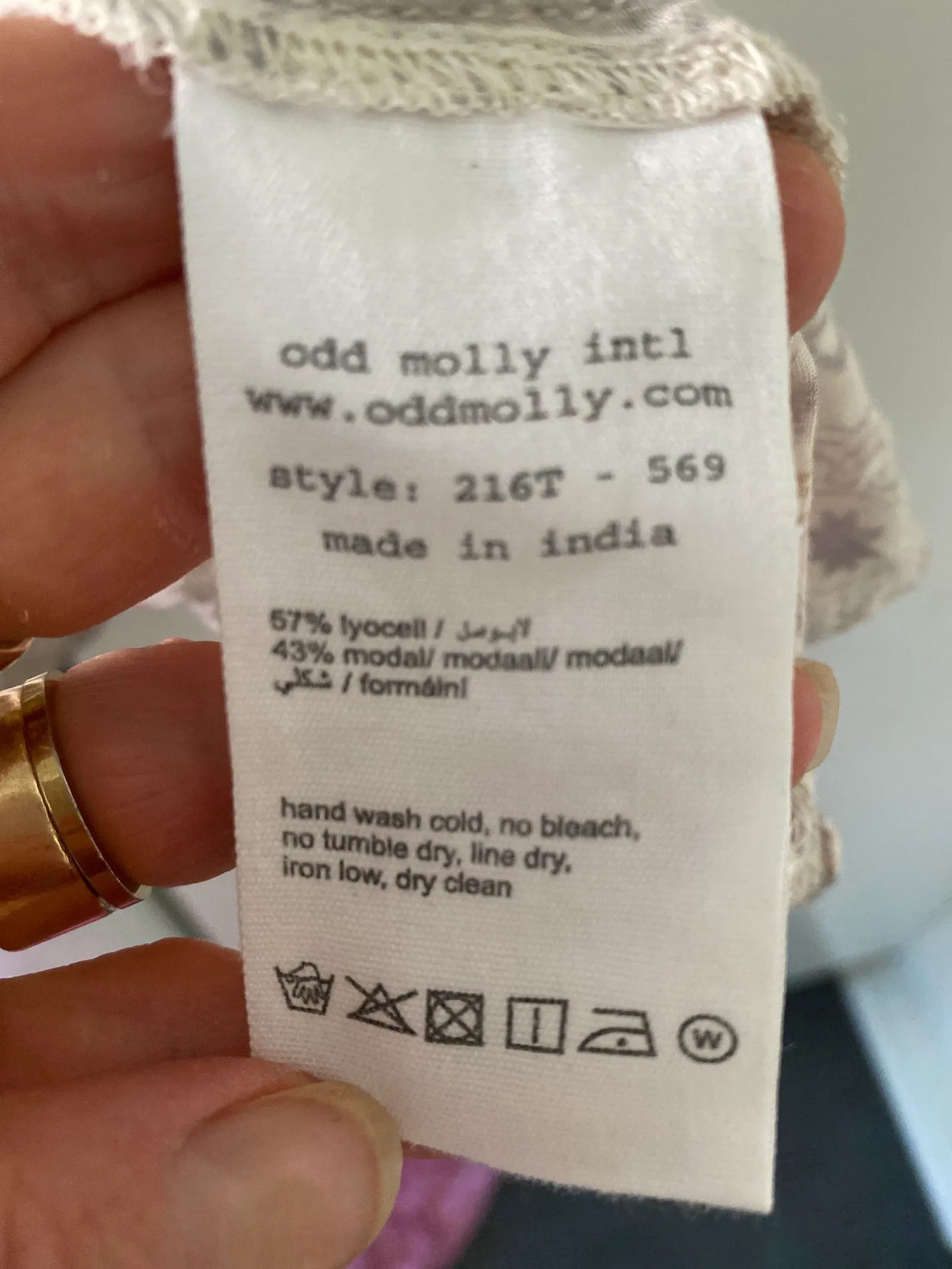 Odd Molly Odd Molly 216T-569 Top Size S / US 4 / IT 40 - 3 Thumbnail