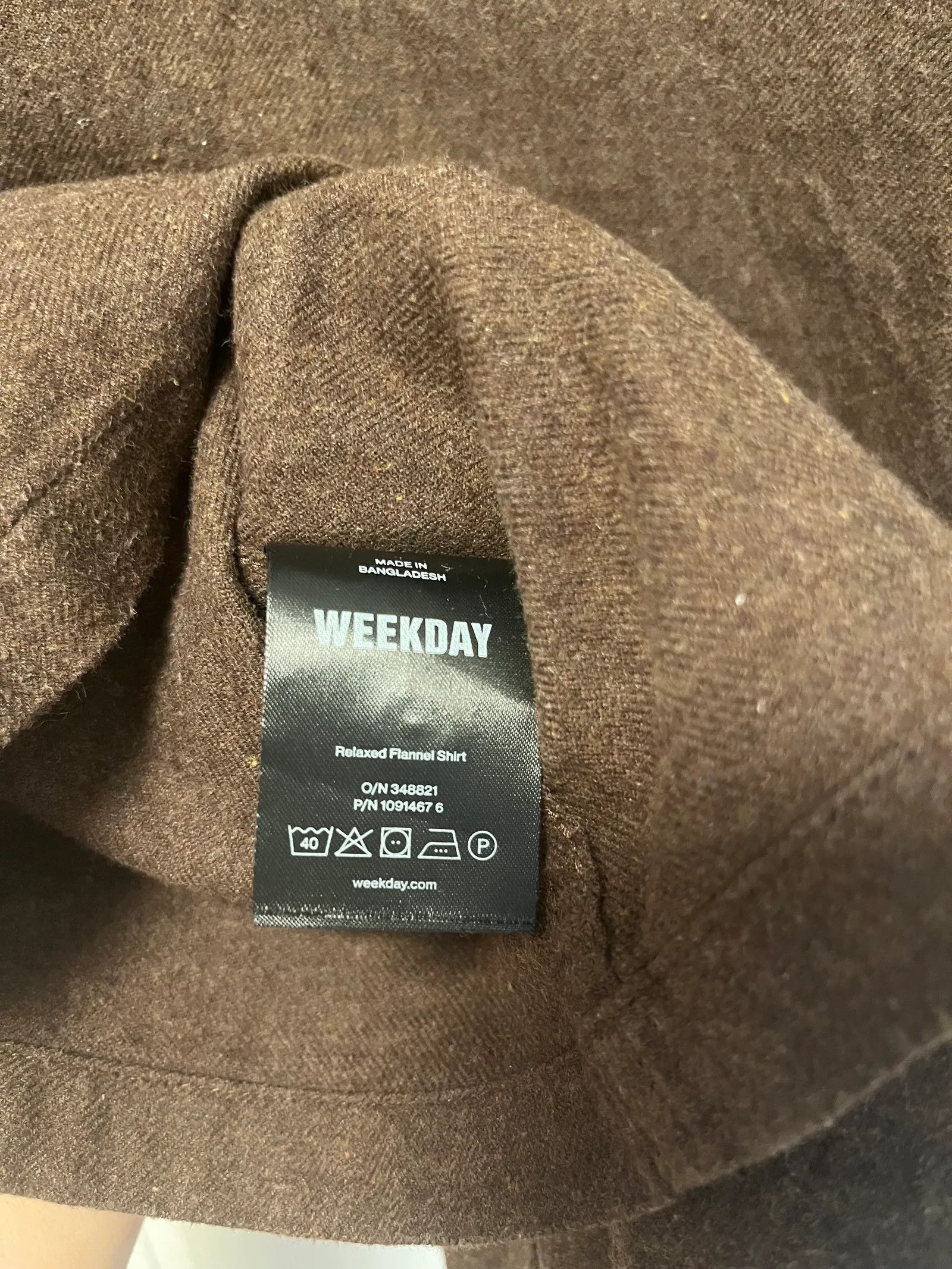 Weekday Weekday Relaxed flannel shirt Shirt Size US S / EU 44-46 / 1 - 2 Thumbnail