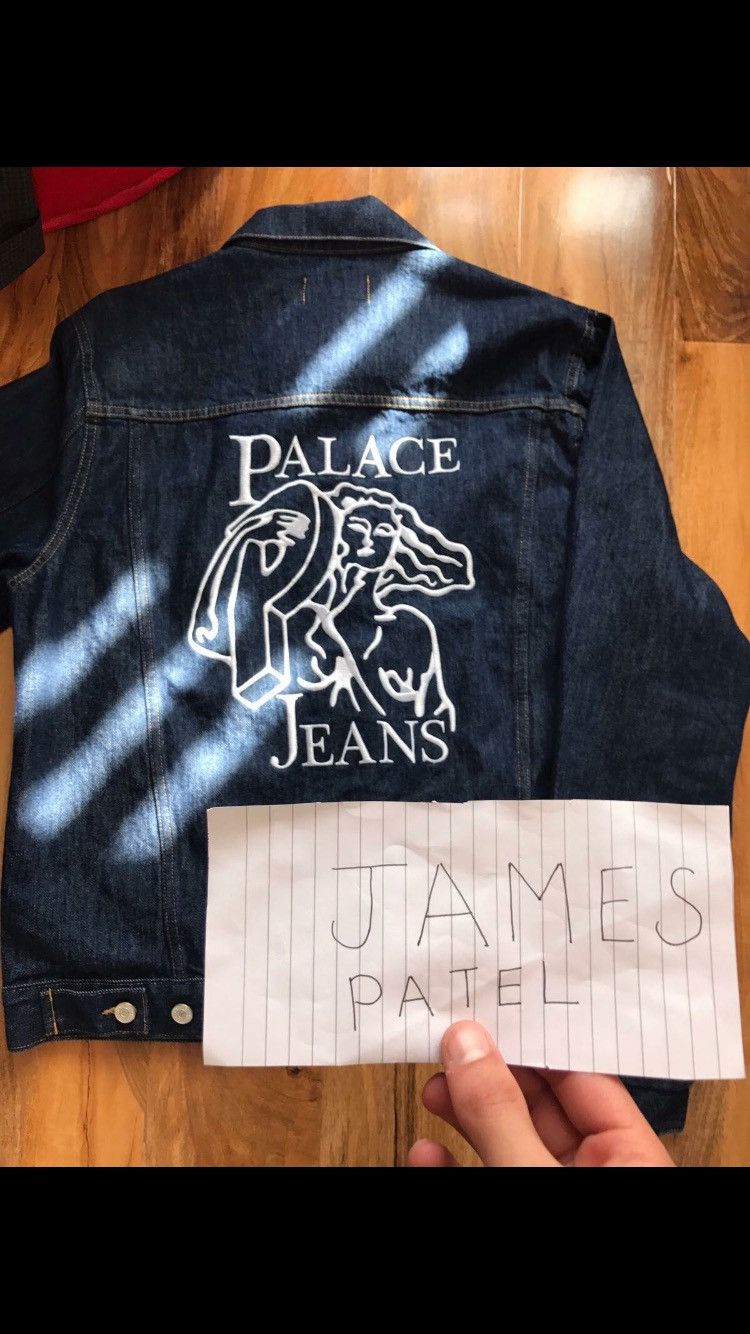 Palace Palace Jeans Dark Wash Denim Jacket | Grailed Palace Palace Jeans Dark Wash Denim Jacket | Grailed