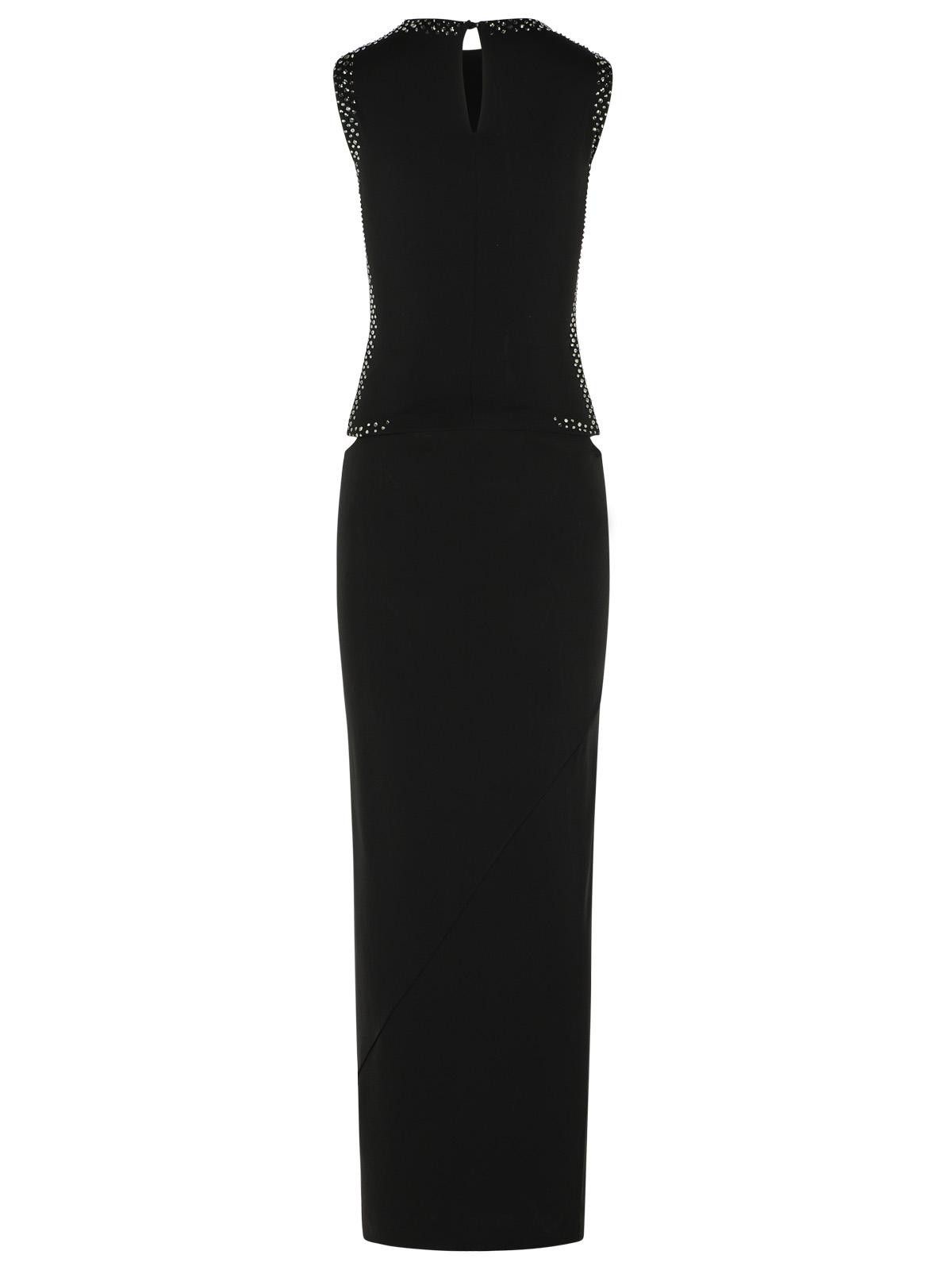 The Attico THE ATTICO Dress In Black Acetate Blend Size M / US 6-8 / IT 42-44 - 3 Thumbnail