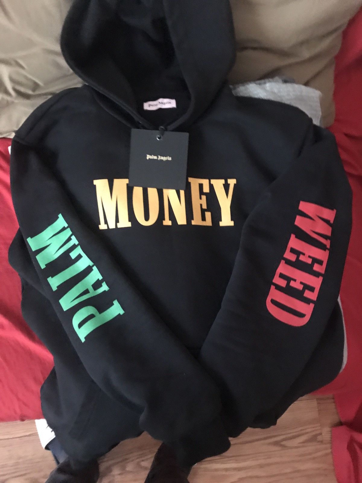 Palm Angels Palm Money Weed Hoodie | Grailed