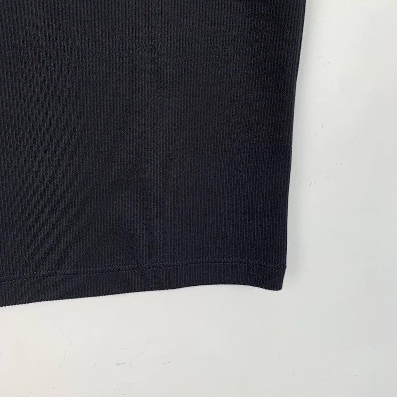 Miu Miu MiuMiu Miu Miu 2023 Black Logo Embroidered Cotton Knit Skirt Size US 31 - 4 Thumbnail