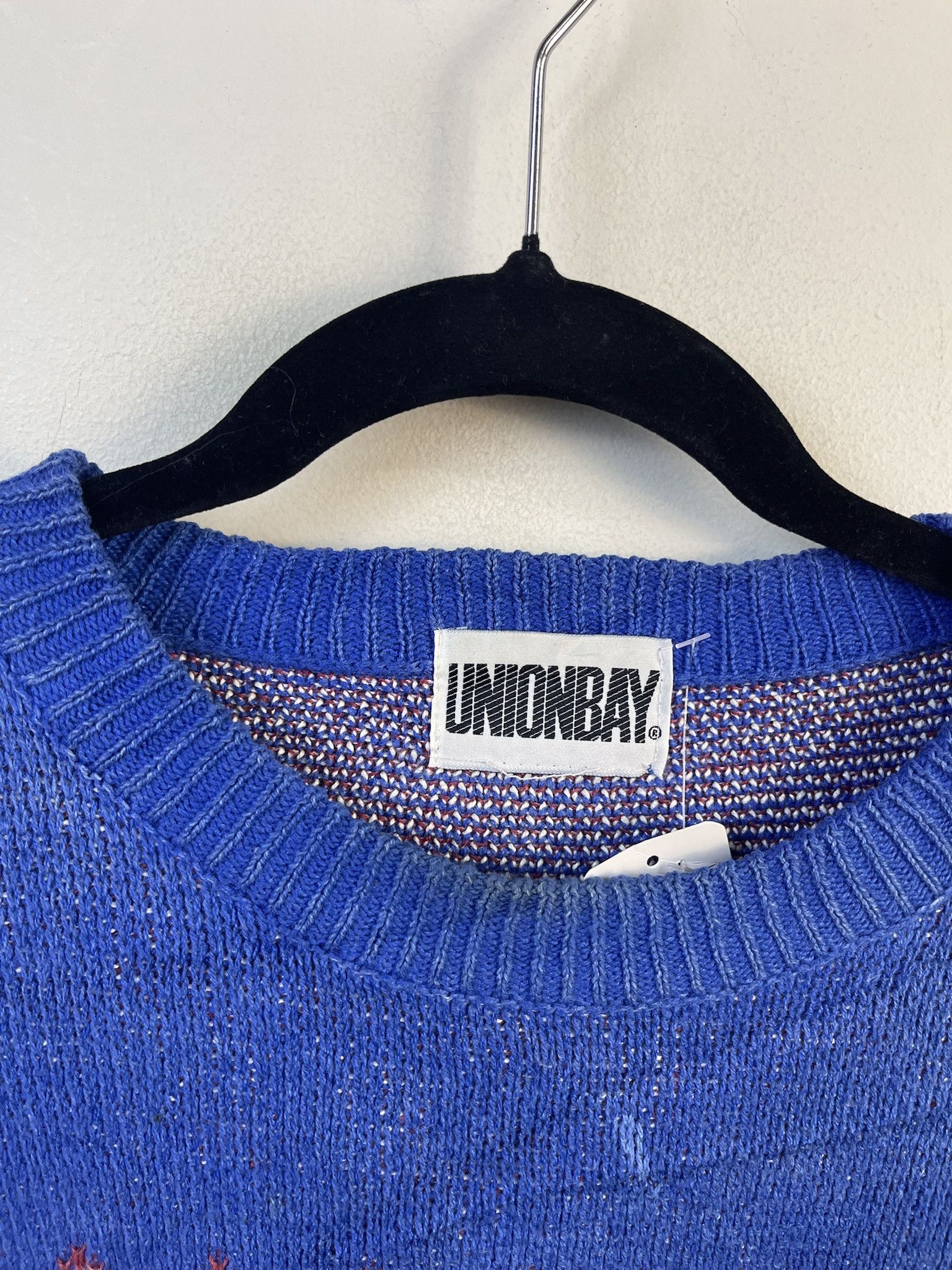 Other Vintage Knit Sweater 1990s Thick Knit Union Bay Train Station Knit Sweater Size M Size US L / EU 52-54 / 3 - 2 Thumbnail