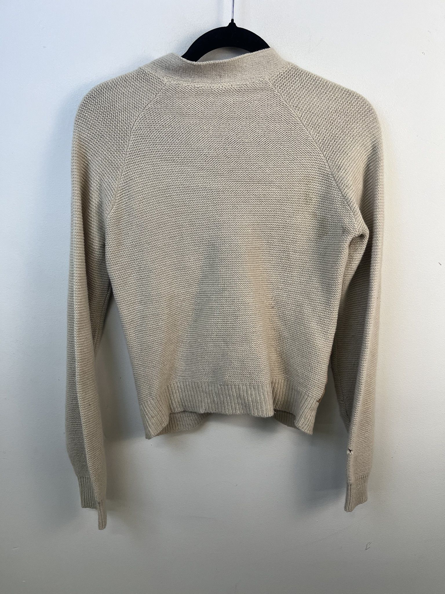 Other Vintage Knit Sweater 1990s Thick Knit Velvet Cableknit Cardigan Size S Size US S / EU 44-46 / 1 - 2 Thumbnail