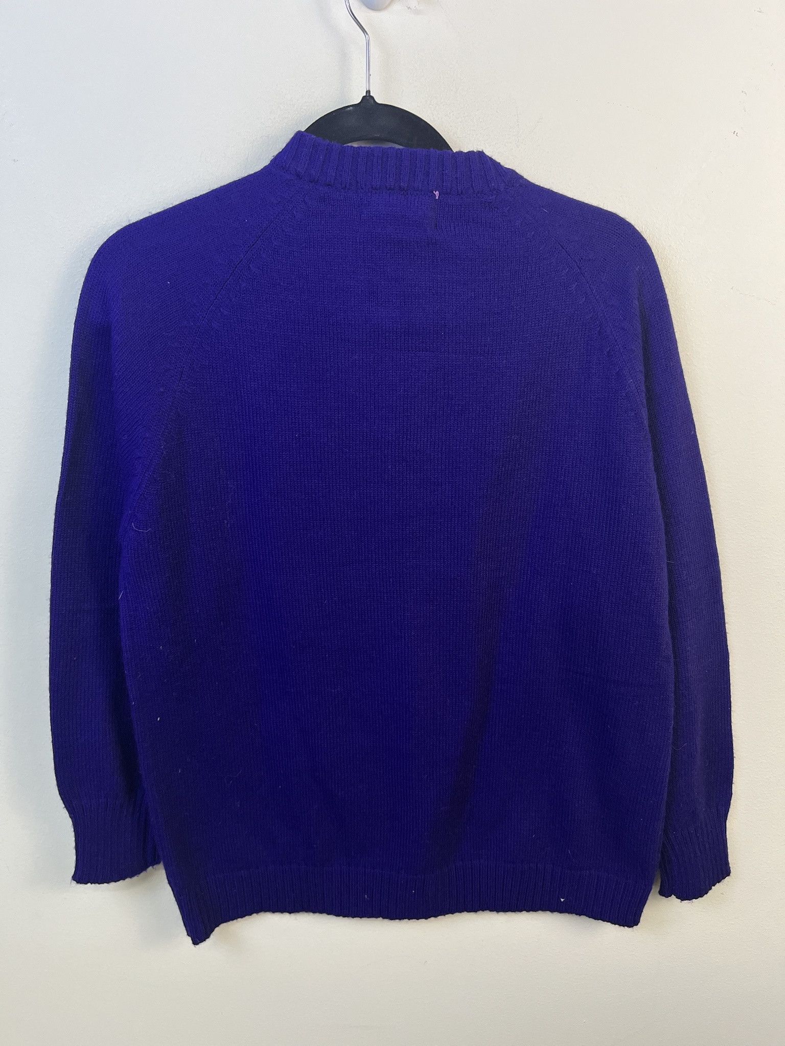 Other Vintage Knit Sweater 1990s Thick Knit nan Dorsey Purple Button Up Cardigan Size S Size US S / EU 44-46 / 1 - 3 Thumbnail