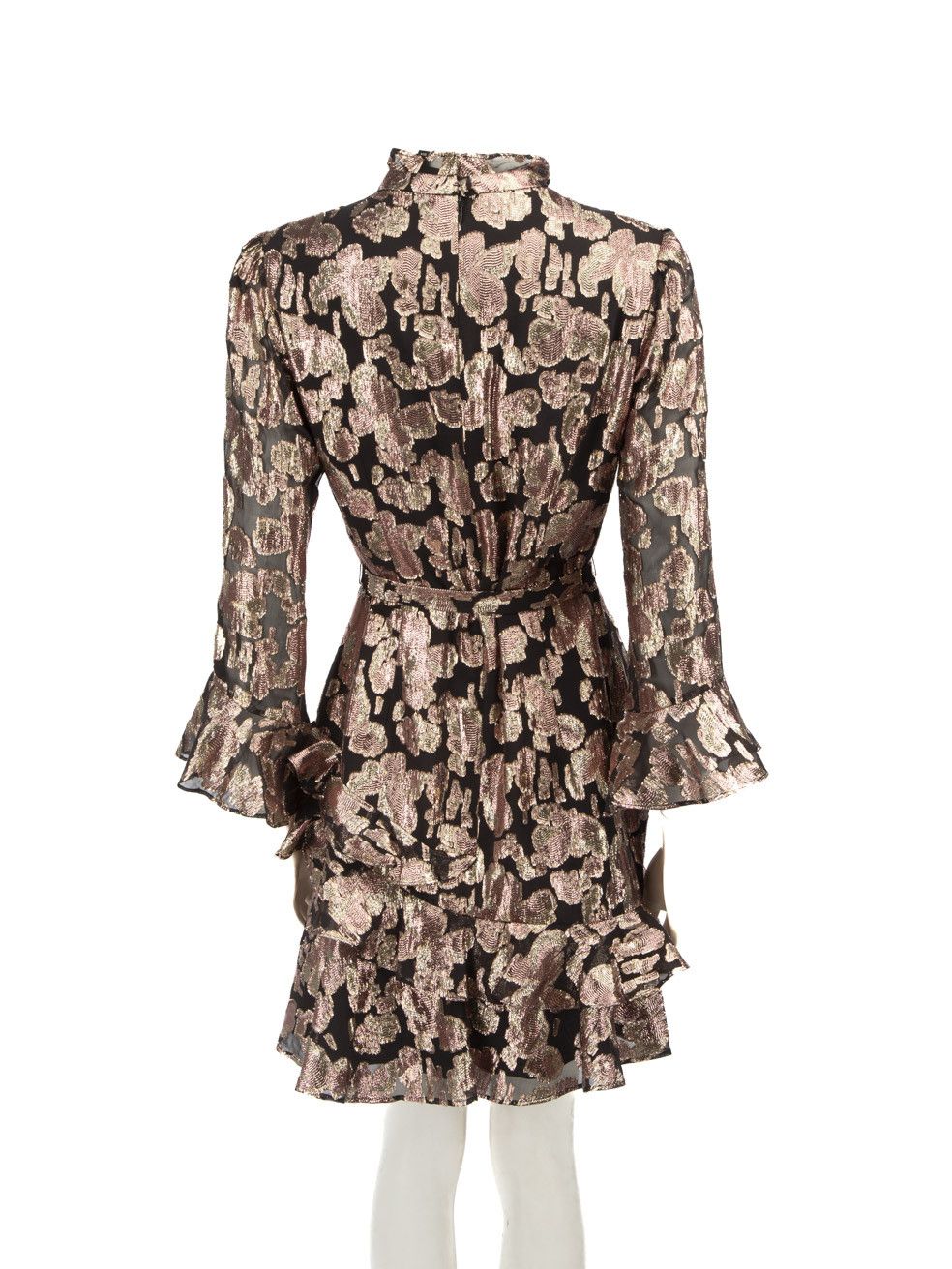 Other Metallic Abstract Patterned Dress Size M / US 6-8 / IT 42-44 - 3 Thumbnail