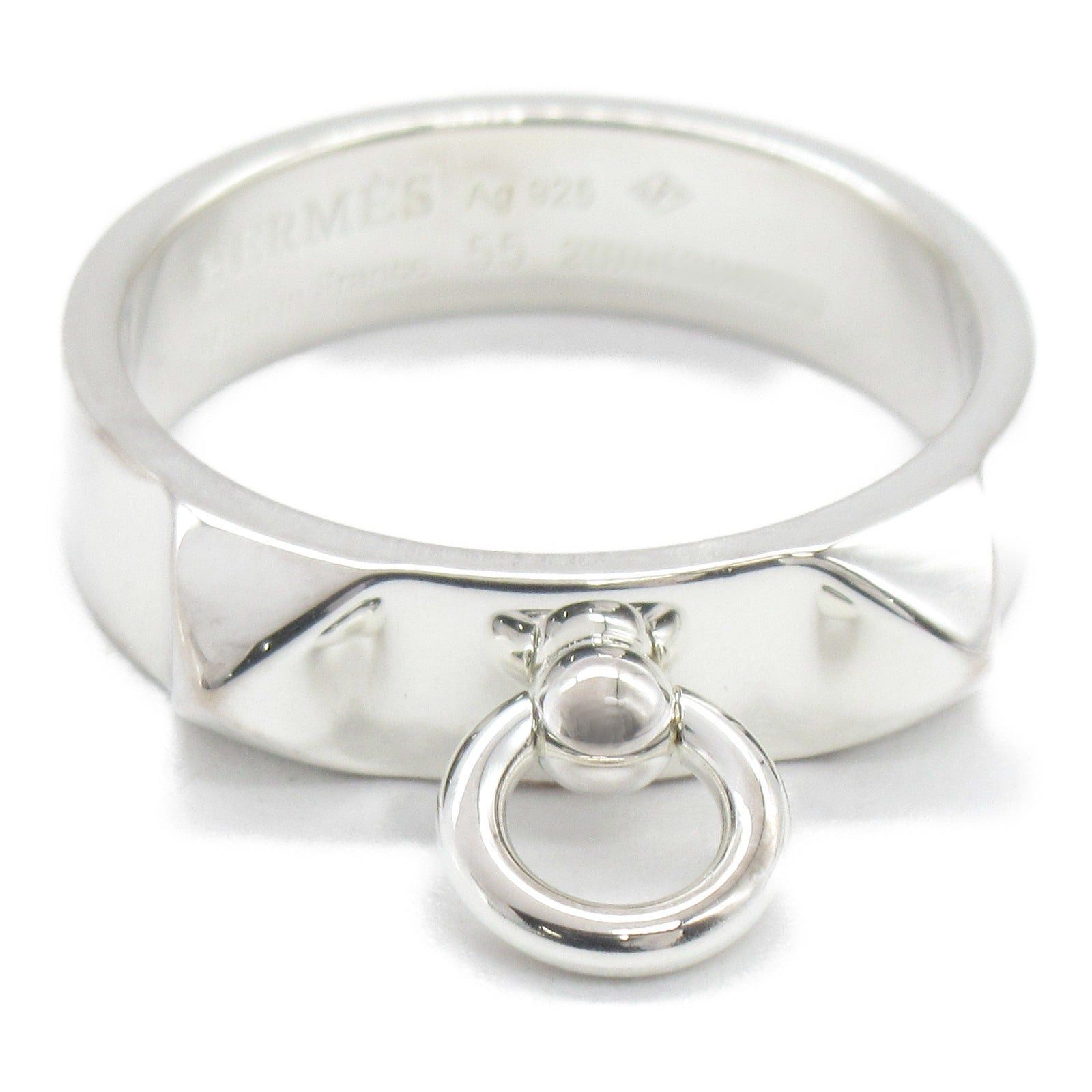Hermes Hermes Collier De Sian Ring Pm 925 Silver Size ONE SIZE - 2 Thumbnail