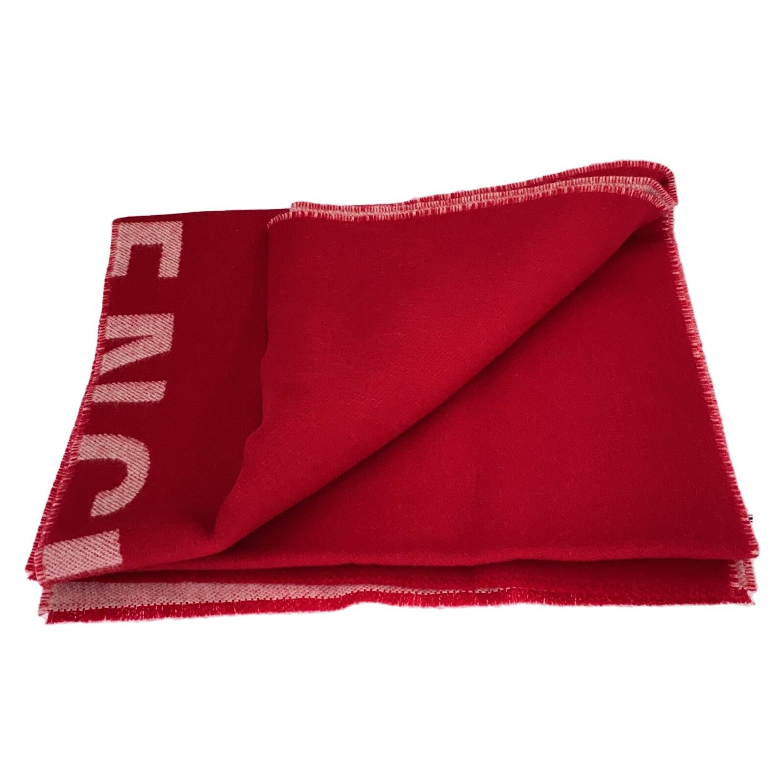 Balenciaga Balenciaga Scarf Wool Red Size ONE SIZE - 2 Thumbnail