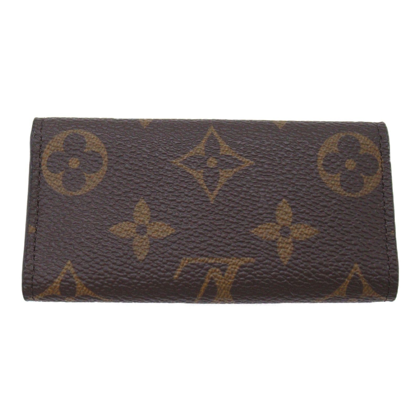 Louis Vuitton Louis Vuitton Multicle 4 Key Case Coated Canvas Monogram Brown Size ONE SIZE - 2 Thumbnail