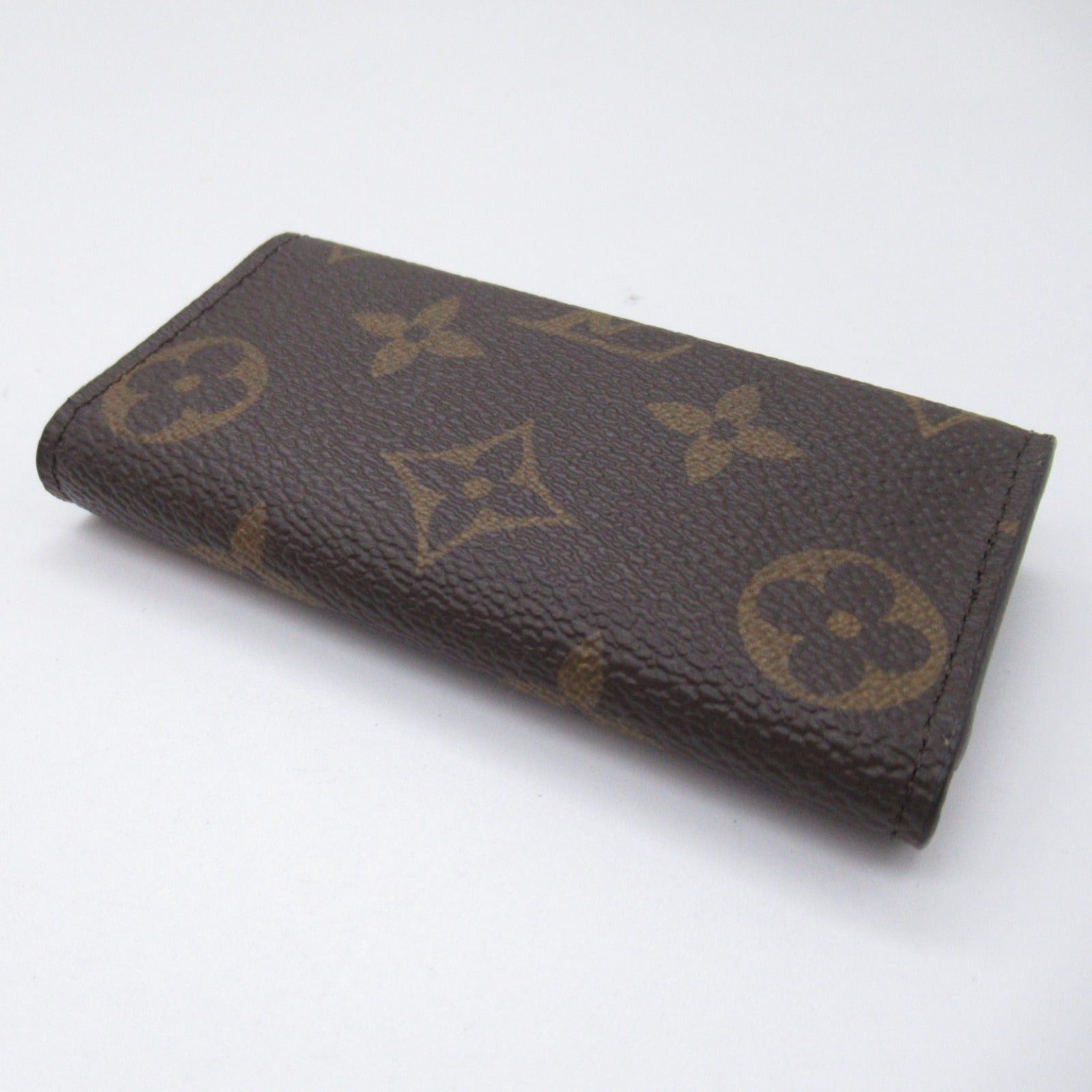 Louis Vuitton Louis Vuitton Multicle 4 Key Case Coated Canvas Monogram Brown Size ONE SIZE - 6 Thumbnail