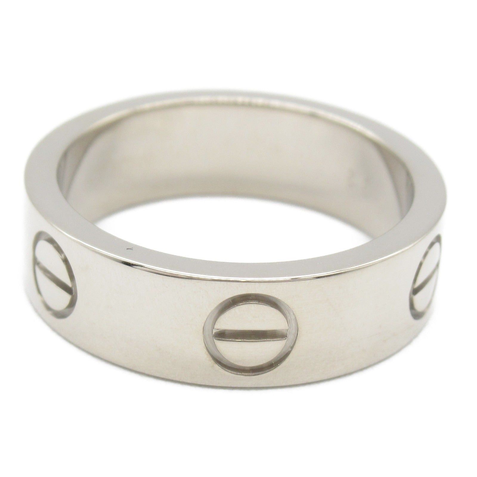Cartier Cartier Love Ring K18Wg (White Gold) Silver Size ONE SIZE - 2 Thumbnail